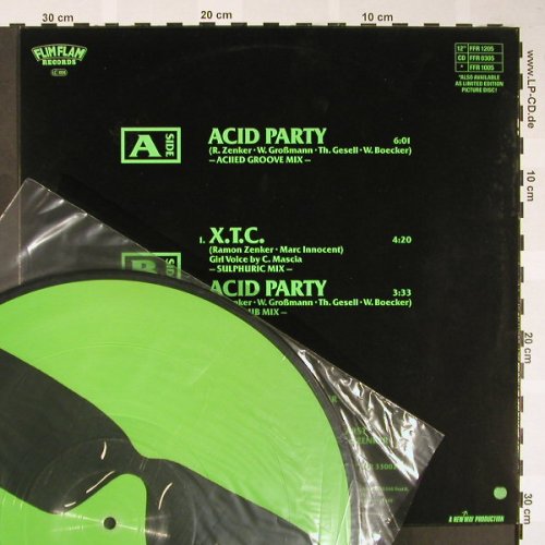 Mr.Matey: Acid Party*2+1,Pictute Disc, Flim Flam(FFR 1205), ,  - P12" - H1647 - 30,00 Euro