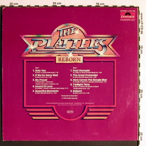Platters: Reborn, Polydor (2374 135), D, 1978 Typ: LP Best.-Nr.: H2226 Preis: 2,00 Euro