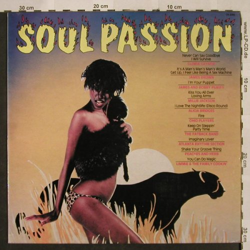V.A.Soul Passion: James Brown..Gloria Gaynor, vg+/m-, Contour(CN 2055), UK, 1982 - LP - H2574 - 4,00 Euro