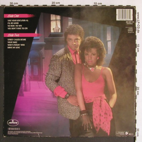 Rene and Angela: Street Called Desire, Mercury (824607-1Q), D, 1985 Typ: LP Best.-Nr.: H2818 Preis: 3,00 Euro