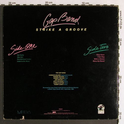 Gap Band: Strike A Groove, vg+/m-, Passport (PB 6026), CDN, 1983 Typ: LP Best.-Nr.: H2829 Preis: 3,00 Euro
