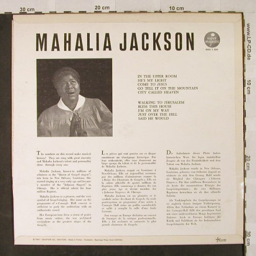 Jackson,Mahalia: Spirituals,(life rec.), Super Majestic(BBH 1.360), F, 1964 - LP - H2955 - 7,50 Euro