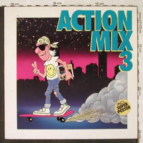 V.A.Action Mix 3: Michael Zager...Kid Paul...+Poster, BCM(12 211), D,4Tr.,  - 12inch - H3541 - 4,00 Euro