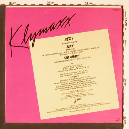 Klymaxx: Sexy *2 / Fab Attack, Solar (INT 126.005), NL, 1986 Typ: 12" Best.-Nr.: H4304 Preis: 2,00 Euro