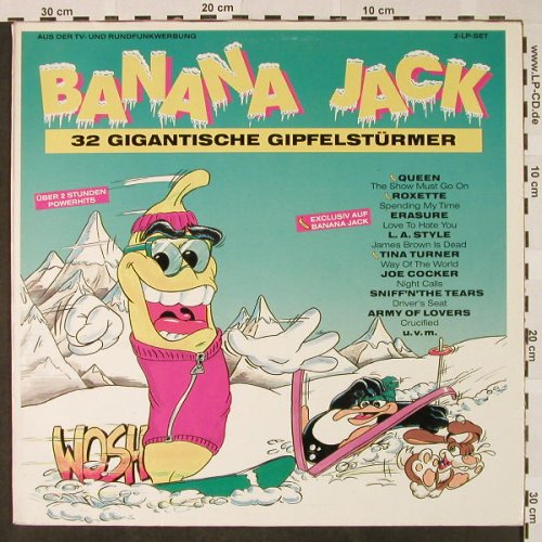 V.A.Banana Jack: 32 gigantische Gipfelstürmer, EMI(798415 1), D, 1991 - 2LP - H4584 - 6,00 Euro
