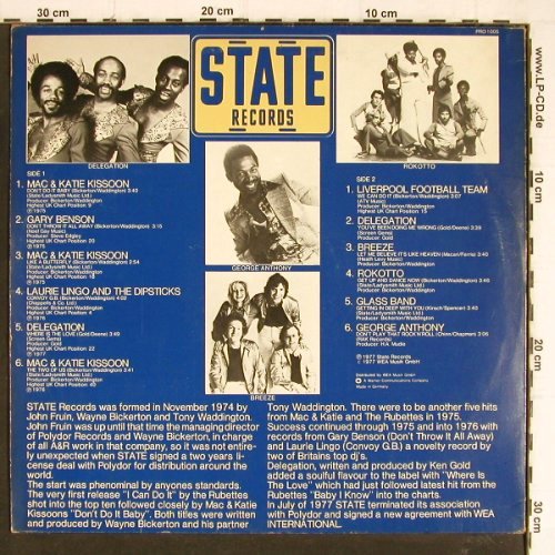 V.A.State Records: Mac&Katie Kissoon...George Anthony, State(PRO 1005), UK,Promo, 1977 - LP - H4701 - 2,00 Euro