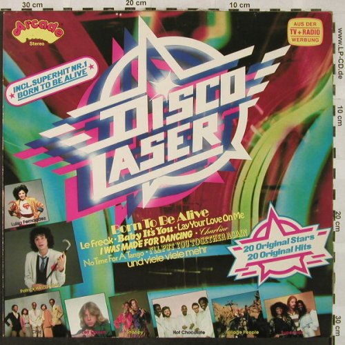 V.A.Disco Laser: Patrick Hernandez...L.Fernandez, Arcade(ADE G 62), D, 1979 - LP - H5022 - 4,00 Euro