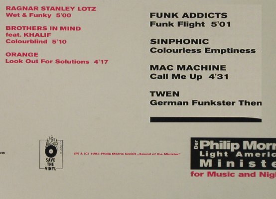 V.A.Dancefloor Jazz EP: Ragnar Stanley Lotz...Twen (Acid), Philip Morris(), , 1993 - LP - H5073 - 6,00 Euro