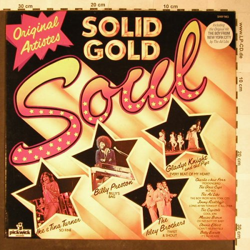 V.A.Solid Gold Soul: Isley Brothers..Maxine Brown,12 Tr., Pickwick(SHM 943), UK,Ri,  - LP - H5395 - 4,00 Euro