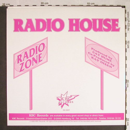 Radio Zone: Radio House*2/Radio Acid, vg+/m-, KBC Records(30.1007), D, 1989 - 12inch - H564 - 3,00 Euro