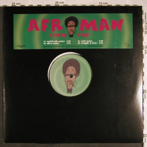 Afroman: Crazy Rap*3+1,Promo, LC, Universal(B259616-01), EU, 2002 - 12inch - H8269 - 3,00 Euro