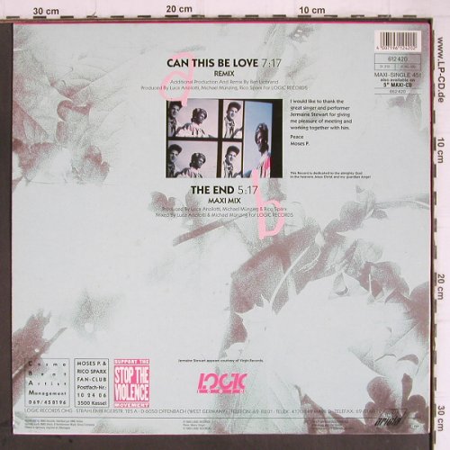 Moses P.: Can this be love/tEnd,rmx Liebrand, Logic(612 420), D, 1989 - 12inch - H8776 - 1,00 Euro