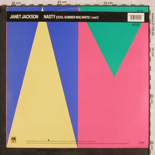 Jackson,Janet: Nasty,Cool Summer Mix Part 1+2, AM(392 124-1), D, 1986 - 12inch - H9720 - 1,50 Euro