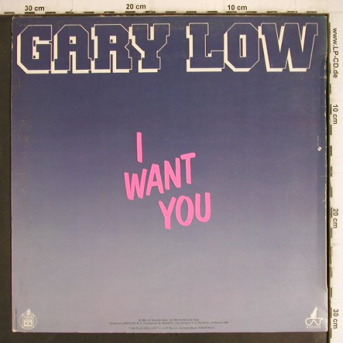 Low,Gary: I Want You, m-/vg+, Hispavox (549 045), E, 1983 Typ: 12" Best.-Nr.: V1233 Preis: 4,00 Euro