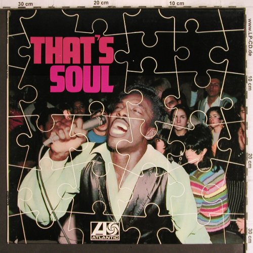 V.A.That's Soul 1: Wilson Pickett... Drifters, 14 Tr., Atlantic (ATL 20 023), D, 1973 Typ: LP Best.-Nr.: V1272 Preis: 7,50 Euro