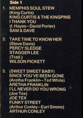 V.A.That's Soul 3: King Curtis...Sweet Inspiration,Foc, Atlantic (ATL 30 009), D,(1968) Typ: LP Best.-Nr.: V1273 Preis: 7,50 Euro