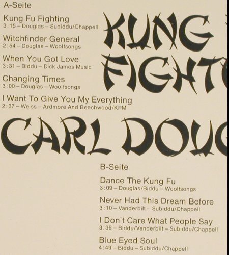 Douglas,Carl: Kung-Fu Fighter, m-/vg+, PYE(27 000-9), D, 1974 - LP - V1280 - 5,00 Euro