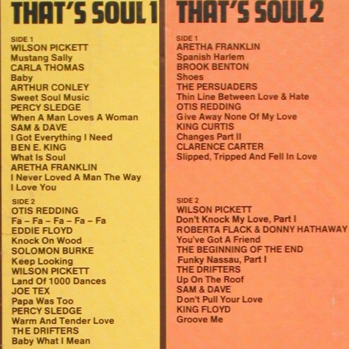V.A.That's Soul 1-6: Wilson Pickett-Consumer Rapport,Box, Midi(*5)Atlantic(*1) (MID 60 152), D(3.1 vg+) Typ: 6LP Best.-Nr.: V1563 Preis: 24,00 Euro