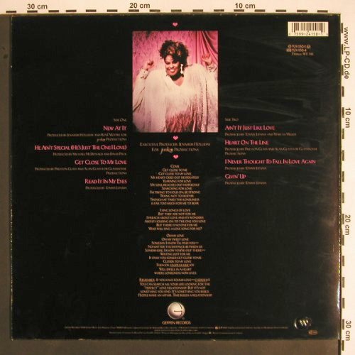 Holliday,Jennifer: Get Close To My Love, Geffen (924 150-1), D, 1987 Typ: LP Best.-Nr.: V1574 Preis: 5,00 Euro