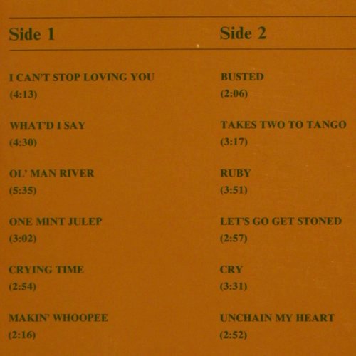 Charles,Ray: A Man and His Soul, Foc, Booklet, EMI Stateside (SMST 2226/27), D, 1972 Typ: 2LP Best.-Nr.: V1800 Preis: 9,00 Euro