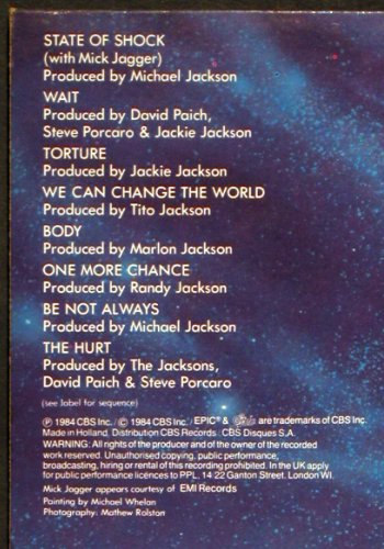 Jacksons: Victory, Foc, Epic (EPC 86 303), NL, 1984 Typ: LP Best.-Nr.: V1890 Preis: 7,50 Euro