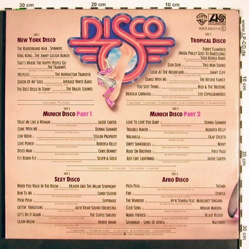 V.A.The Best Disco in Town: Spinners... Macondo, Foc², Atlantic (WEA 68 014), D, 1977 Typ: 3LP Best.-Nr.: V2053 Preis: 9,00 Euro