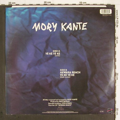 Kante,Mory: Yeke Yeke*2+1 (remix+single), Barclay (887 048-1), D, 1987 Typ: 12" Best.-Nr.: V227 Preis: 4,00 Euro