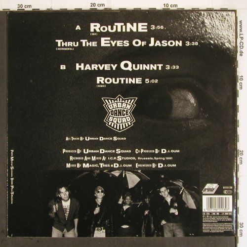 Urban Dance Squad: Routine*2 / Harvey Quin /Thru the E, Arista (615130), D, 1991 Typ: 12" Best.-Nr.: V230 Preis: 4,00 Euro