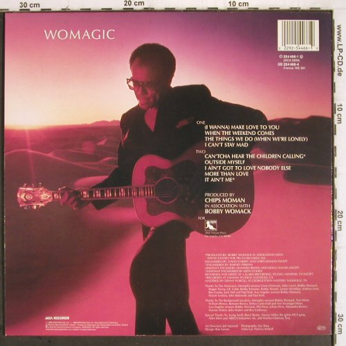 Womack,Bobby: Womagic, MCA (254 466-1), D, 1986 Typ: LP Best.-Nr.: V316 Preis: 5,00 Euro