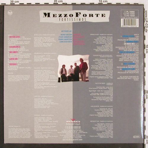 Mezzoforte: Fortissimos, RCA (PL 75092), D, 1991 Typ: LP Best.-Nr.: V3266 Preis: 9,00 Euro