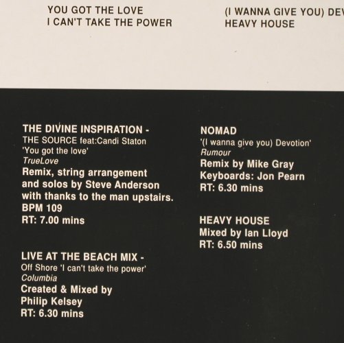 V.A.DMC February  91 - Two: Divine Inspiration,Nomad,HeavyHouse, DMC (DMC 97/2), UK, 1991 Typ: 12" Best.-Nr.: V3386 Preis: 9,00 Euro