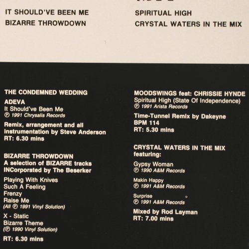 V.A.DMC November 91 - Two: Adeva,Bizarre Throwdown,Moodwings, DMC (DMC 106/2), UK, 1991 Typ: LP Best.-Nr.: V3397 Preis: 12,50 Euro