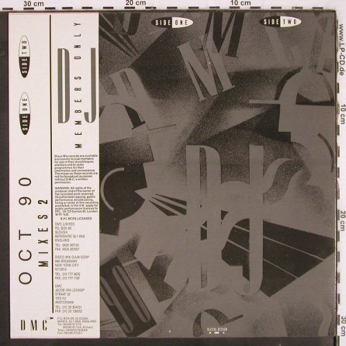 V.A.DMC October 90 Mixes - 2: Betty Boo MiniMx,Friends,Reasons, DMC (DMC 93/2), UK, 1990 Typ: LP Best.-Nr.: V3410 Preis: 12,50 Euro