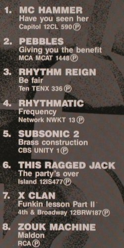 V.A.DMC October 90 - Previews: After7, Maureen, McHammer, Zouk M., DMC (DMC 93/3), UK, 1990 Typ: LP Best.-Nr.: V3411 Preis: 9,00 Euro