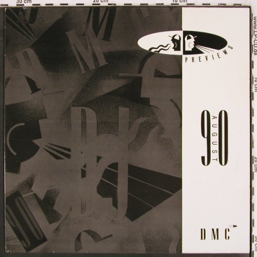 V.A.DMC August 90 - Previews: Adamski, Bass-O-Matic.. Spider, DMC (DMC 91/3), UK, 1990 Typ: LP Best.-Nr.: V3419 Preis: 9,00 Euro