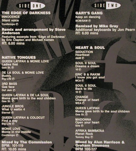 V.A.DMC August 90 - Mixes 2: Edge of Darkness,NativeTongues, DMC (DMC 91/2), UK, 1990 Typ: LP Best.-Nr.: V3426 Preis: 12,50 Euro