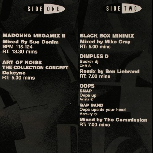 V.A.DMC July 90 - Mixes 2: Madonna Mmx,ArtOnoise,Gap Band, DMC (DMC 90/2), UK, 1990 Typ: LP Best.-Nr.: V3427 Preis: 12,50 Euro