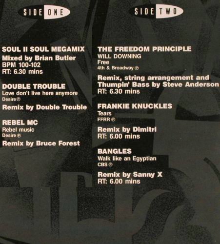 V.A.DMC July 90 - Mixes 1: Soul2Soul, Rebel MC, Bangles, DMC (DMC 90/1), UK, 1990 Typ: LP Best.-Nr.: V3428 Preis: 12,50 Euro