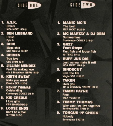 V.A.DMC July 90 - Previews: A.S.K., LooseEnds, Manic Mc's, DMC (DMC 90/3), UK, 1990 Typ: LP Best.-Nr.: V3429 Preis: 9,00 Euro