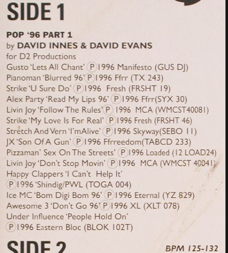 V.A.DMC The Megamixes 167/3/4: Pop'96,Soul Rap R&B...House'96 pt.1, DMC (DMC 167/3/4), UK, 1996 Typ: 2LP Best.-Nr.: V3480 Preis: 12,50 Euro