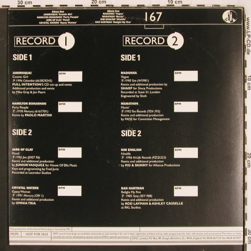 V.A.DMC Remix Culture 167/1/2: Jamiroquai Full Int, Madonna Sharp., DMC (DMC 167/1/2), UK, 1996 Typ: 2LP Best.-Nr.: V3483 Preis: 12,50 Euro