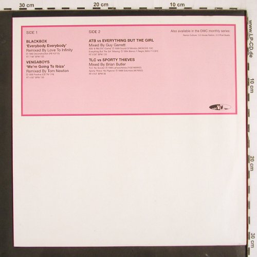V.A.Hit Mixes 199/3: Blackbox,Vengaboys,ATBv, TLCvSporty, DMC (DMC 199/3), UK, 1999 Typ: 12" Best.-Nr.: V3516 Preis: 12,50 Euro