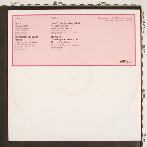 V.A.Hit Mixes 203/3: Pulp,Brother Johnson,TakeThat,Odyss, DMC (DMC 203/3), UK, 1999 Typ: 12" Best.-Nr.: V3520 Preis: 12,50 Euro