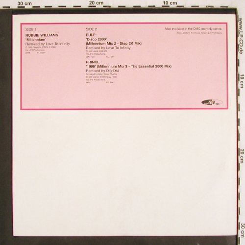 V.A.Hit Mixes 204/3: Robbie Williams, Pulp, Prince, DMC (DMC 204/3), UK, 1999 Typ: 12" Best.-Nr.: V3521 Preis: 12,50 Euro
