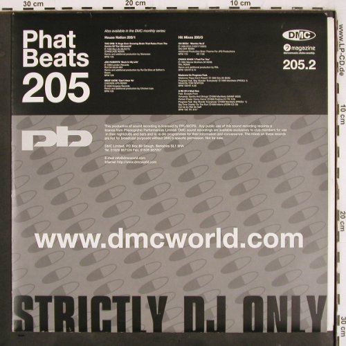 V.A.Phat Beats 205/2: Brand New Heavies,MissyElliott,Loot, DMC (DMC 205.2), UK, 2000 Typ: 12" Best.-Nr.: V3535 Preis: 9,00 Euro