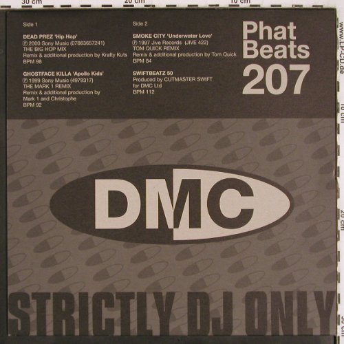 V.A.Phat Beats 207/2: DeadPrez,Ghostface Killa,SmokeC., DMC (DMC 207/2), UK, 2000 Typ: 12" Best.-Nr.: V3538 Preis: 9,00 Euro