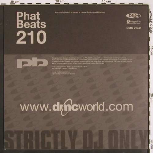 V.A.Phat Beats 210/2: Eminem,Nas,DeadPrez,Swiftbeats, DMC (DMC 210.2), UK, 2000 Typ: 12" Best.-Nr.: V3539 Preis: 9,00 Euro