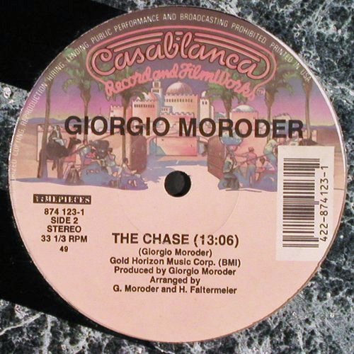 Lipps Inc. / Giorgio Moroder: Funkytown(7:18) / The Chase(13:06), Casablanca (874 123-1), US, Ri, 1990 Typ: 12" Best.-Nr.: V3700 Preis: 12,50 Euro