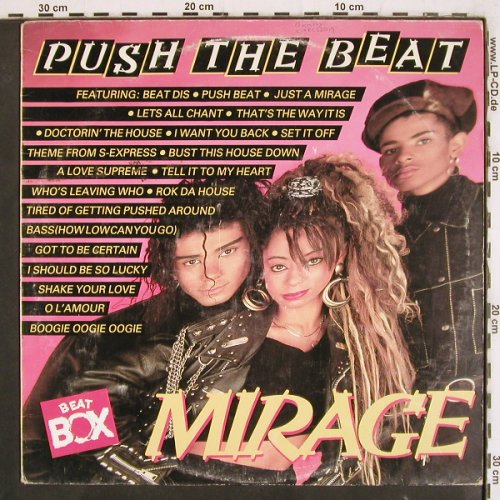 Mirage: Push the Beat, m-/vg+, Beat Box (BB 8173), S, 1981 Typ: 12" Best.-Nr.: V3770 Preis: 4,00 Euro
