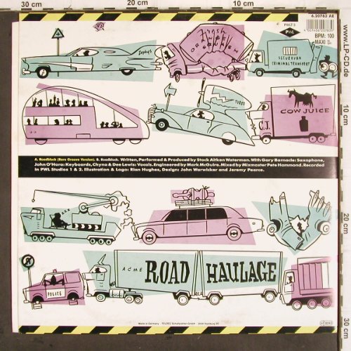 Stock Aitken Waterman: Roadblock(rare groove v./HorJamDub, PWL(6.20783 AE), D, 1987 - 12inch - V46 - 4,00 Euro